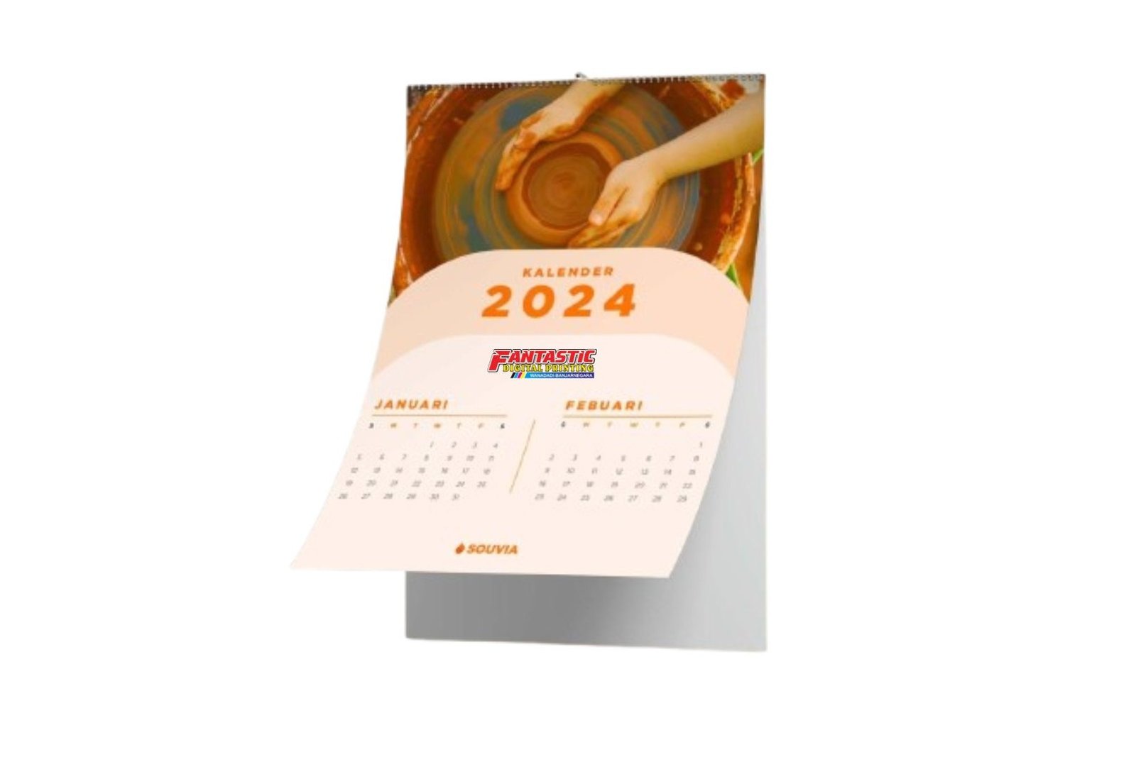 Kalender Dinding Custom (4 Halaman)